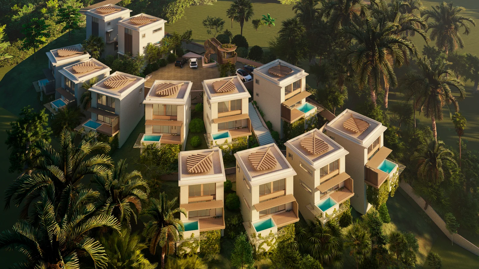 Exterior view of the villa